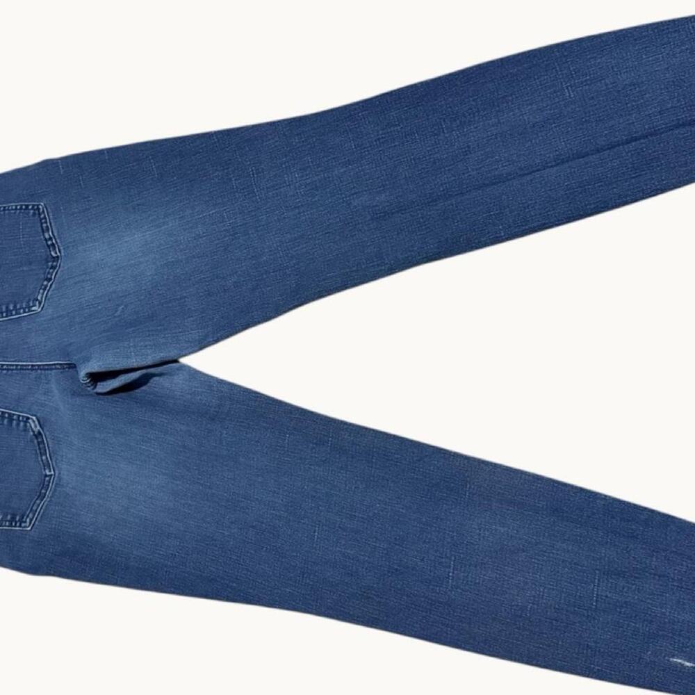 Maurices Everflex High Rise Skinny Jeans 14 Reg Blue Stretch - Picture 2 of 5